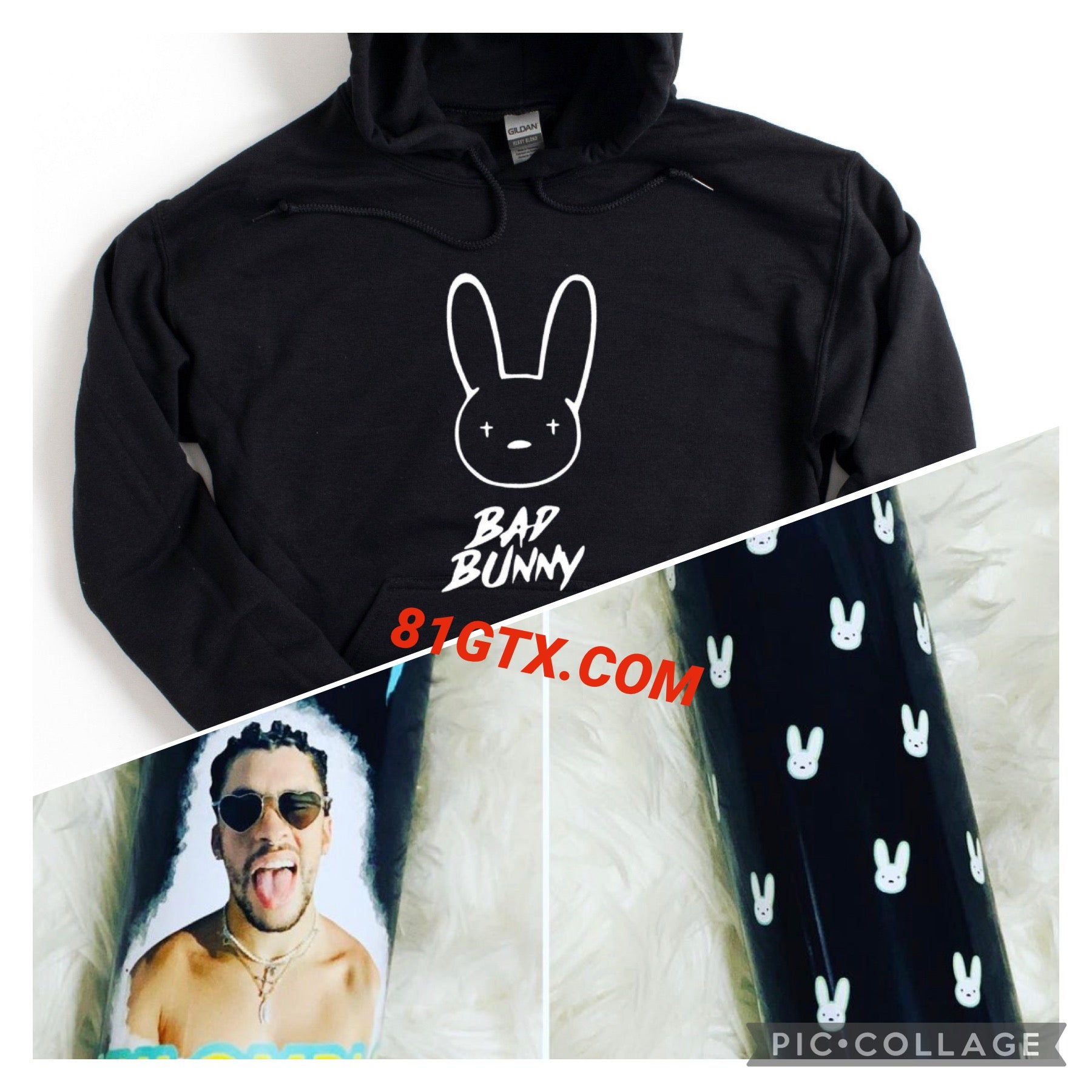 Sudadera bad best sale bunny x100pre